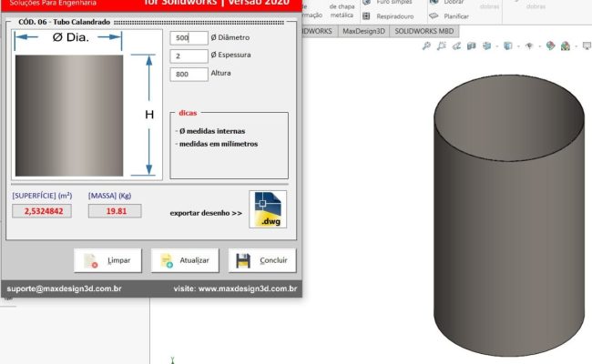 Aplicativo Escadas Industriais – MaxDesign3D